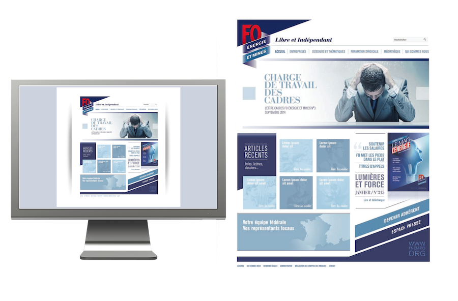 la refonte des supports éditoriaux dans le respect de l'organisation et de son dimensionnement